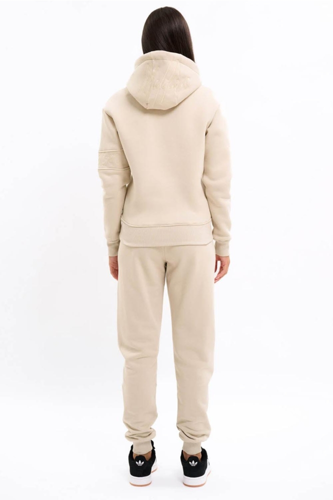 Malelions beige dames sweater | Model achteraanzicht