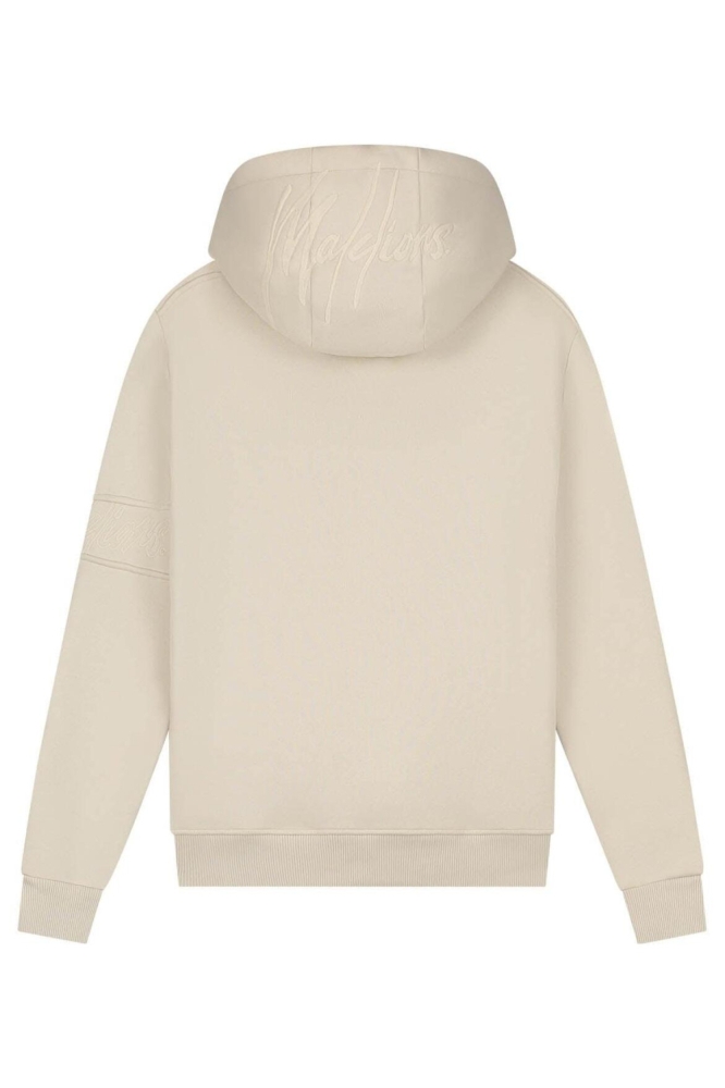 Malelions beige dames sweater | Achteraanzicht