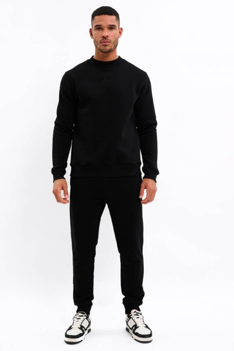 Malelions zwarte heren sweater | Model