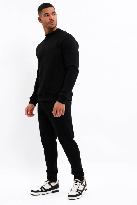 Malelions zwarte heren sweater | Model