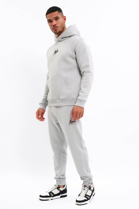 Malelions grijze heren sweater | Model