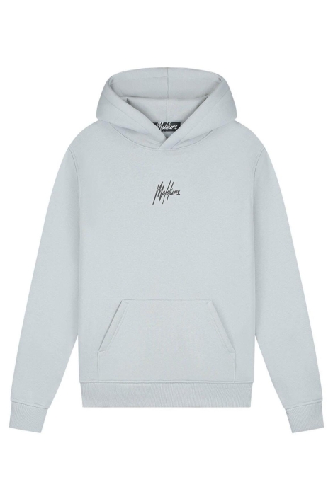 Malelions grijze heren sweater | Vooraanzicht