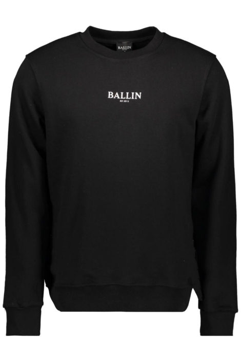 Ballin zwarte heren sweater | Vooraanzicht