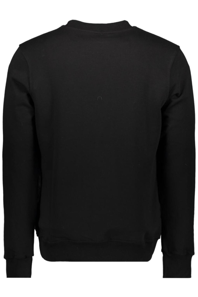 Ballin zwarte heren sweater | Achteraanzicht