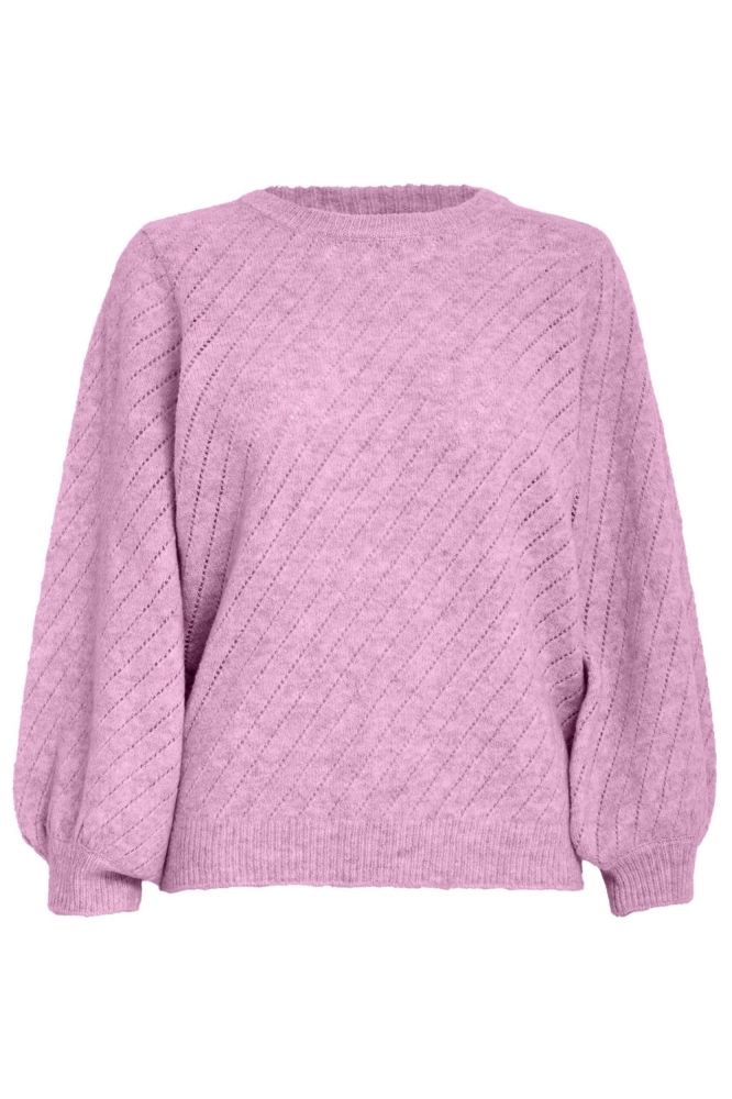 Peppercorn roze dames trui | Vooraanzicht