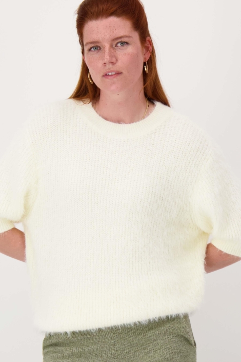 Zusss beige dames trui | Model