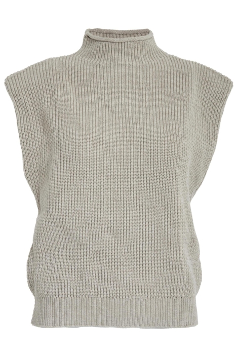 Minus beige dames trui | Vooraanzicht