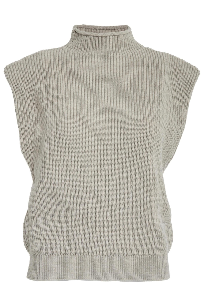 Minus beige dames trui | Vooraanzicht