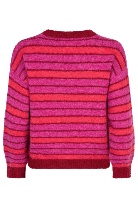 Ydence roze dames trui | Achteraanzicht
