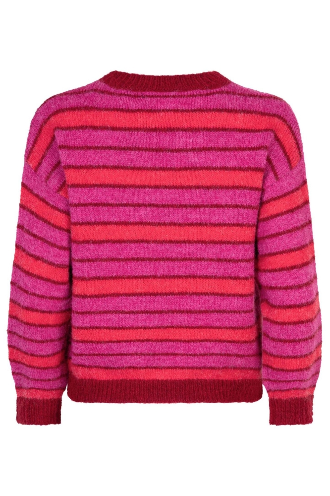 Ydence roze dames trui | Achteraanzicht