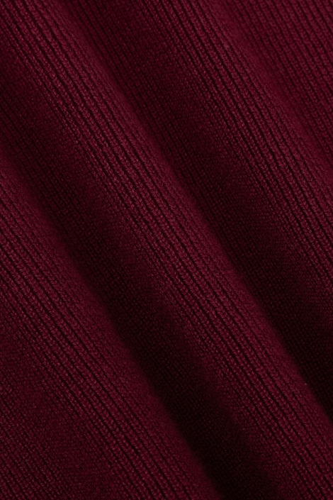 Ydence bordeaux dames trui | Kleurstaal