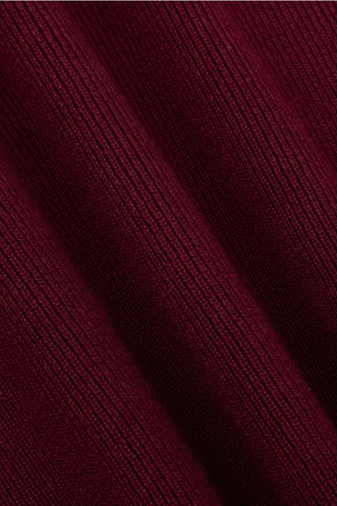 Ydence bordeaux dames trui | Kleurstaal