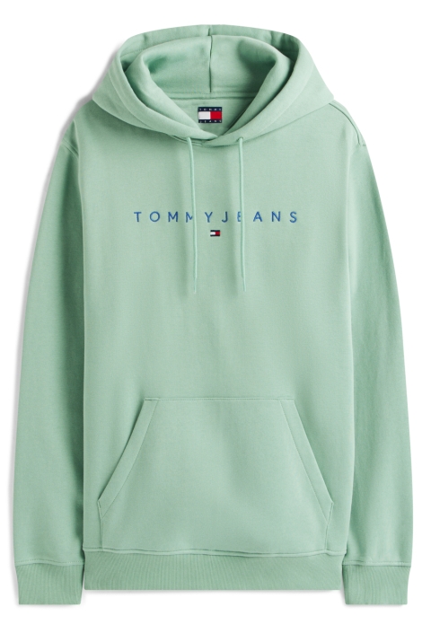 Tommy Jeans groene heren sweater | Vooraanzicht