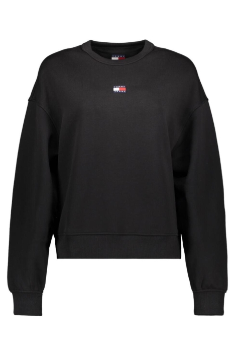 Tommy Jeans zwarte dames sweater | Vooraanzicht
