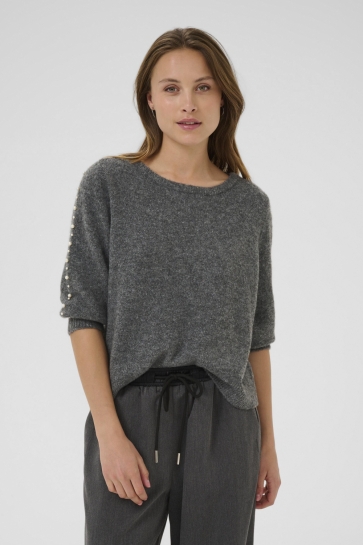Kaffe Trui KABETTY PULLOVER 10510632 100123 GREY MELANGE