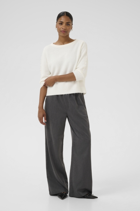 Kaffe witte dames trui | Model