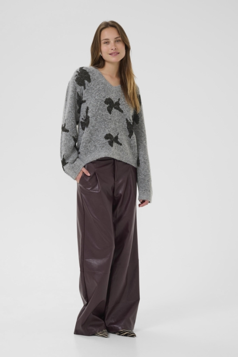 Culture grijze dames trui | Model