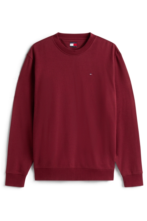 Tommy Jeans bordeaux heren trui | Vooraanzicht
