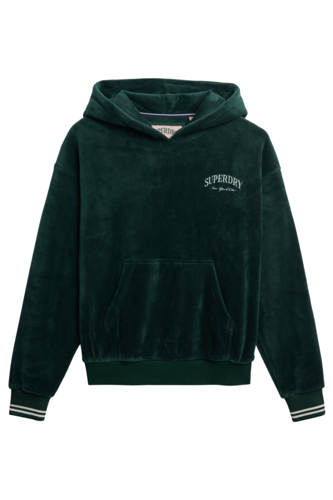 Superdry groene dames trui | Vooraanzicht