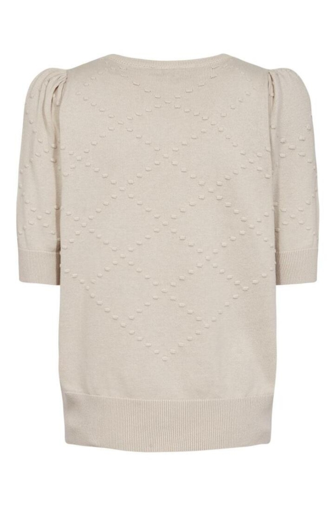 Freequent beige dames trui | Achteraanzicht