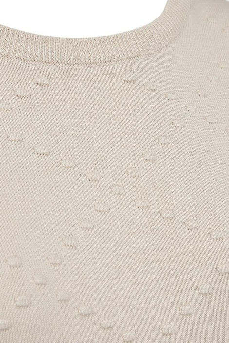 Freequent beige dames trui | Close up