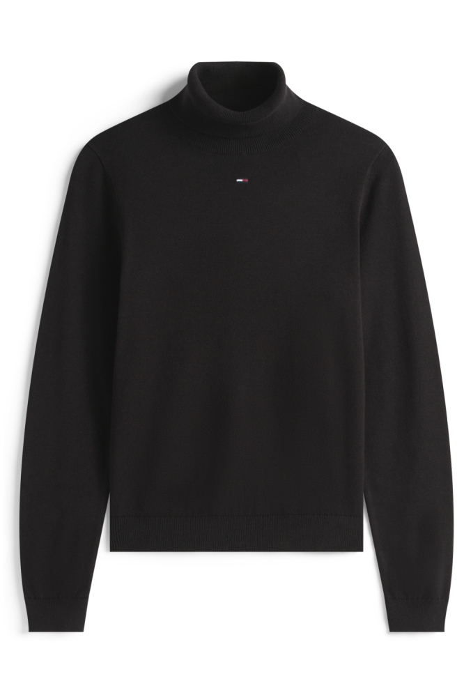 Tommy Jeans zwarte dames trui | Vooraanzicht