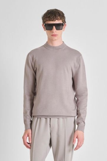 Antony Morato Trui SWEATER SLIM FIT IN STRETCH MMSW01407 YA500002 2047 MASTIC