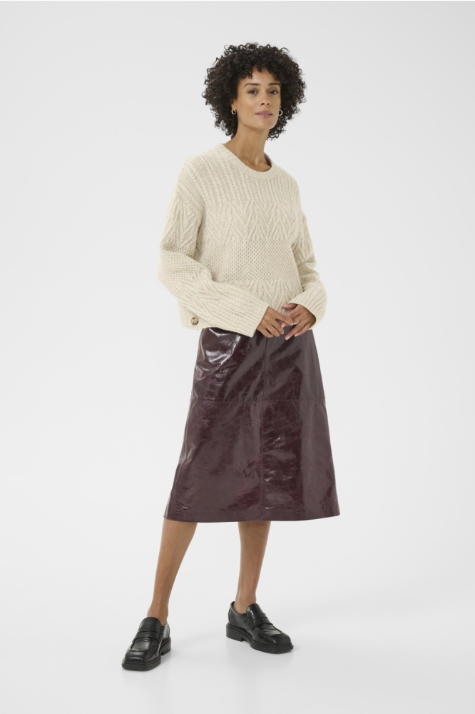 Part Two beige dames trui | Model