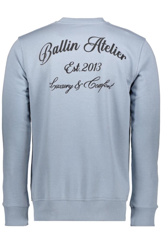 Ballin blauwe heren sweater | Achteraanzicht