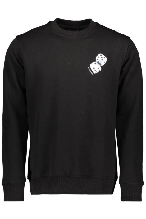Ballin zwarte heren sweater | Vooraanzicht