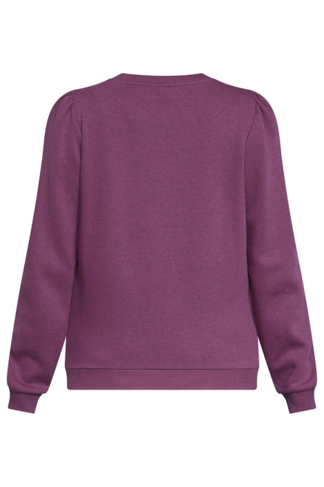 SisterS point bordeaux dames sweater | Achteraanzicht