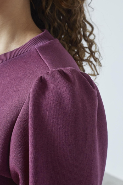 SisterS point bordeaux dames sweater | Close up