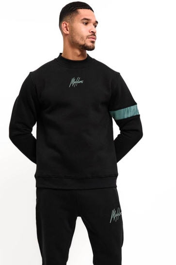 Malelions CAPTAIN SWEATER MM2 AW25 17 900 BLACK