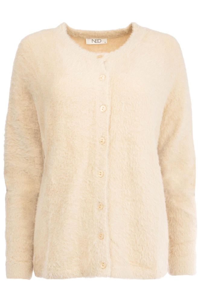 NED ecru dames vest | Vooraanzicht