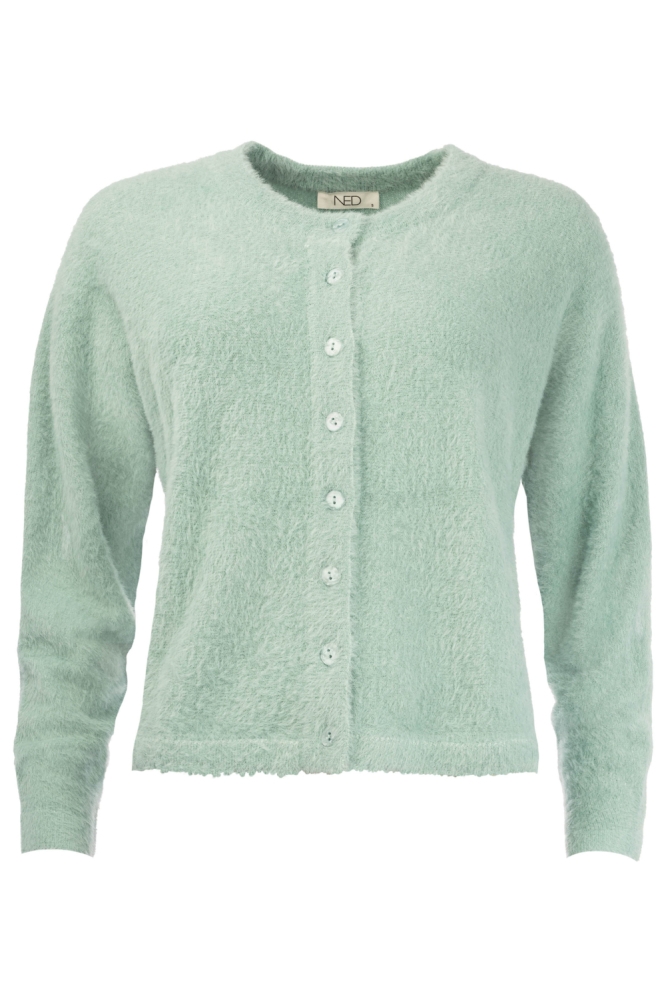 NED groene dames vest | Vooraanzicht