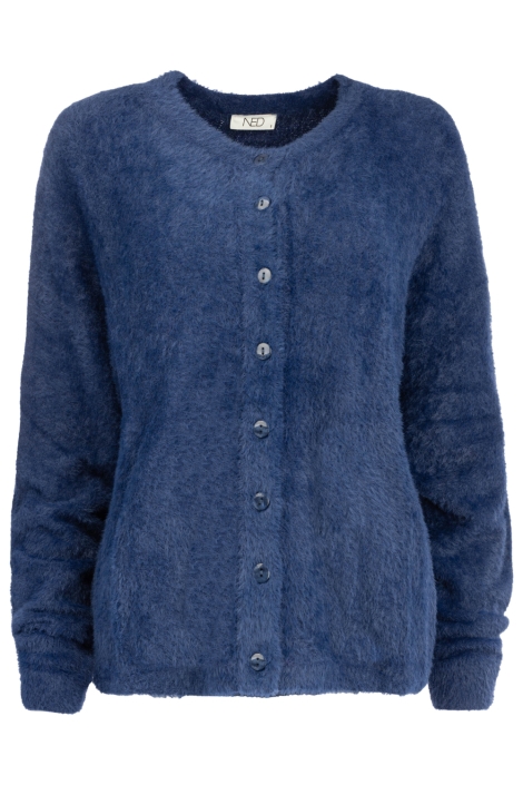 NED blauwe dames vest | Vooraanzicht