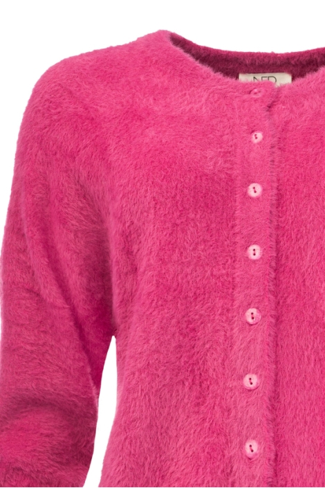 NED roze dames vest | Close up