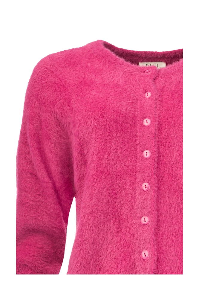 NED roze dames vest | Close up