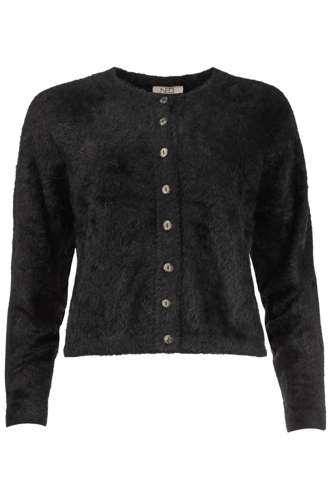 NED zwarte dames vest | Vooraanzicht