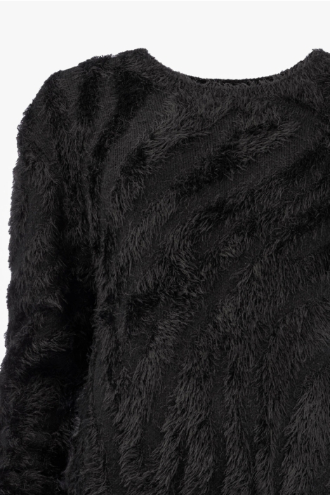 NED zwarte dames trui | Close up