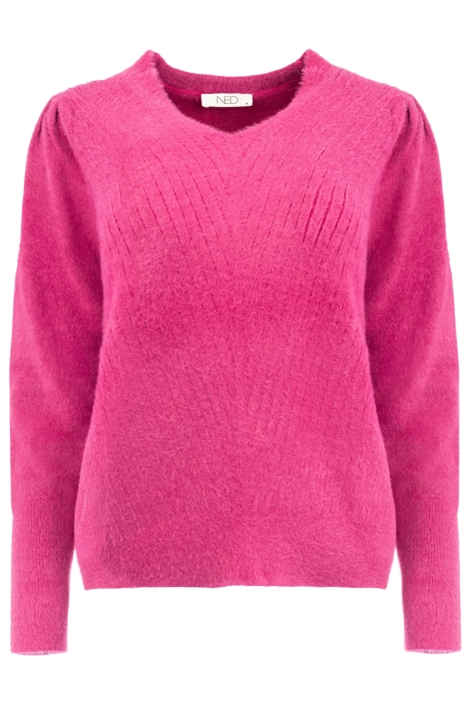 NED roze dames trui | Vooraanzicht