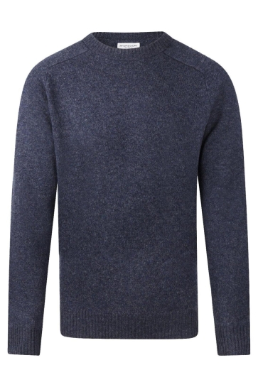 McGregor Trui LAMBSWOOL CREW NECK SWEATER MM252 1202 02 2100 NAVY