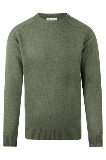McGregor Trui LAMBSWOOL CREW NECK SWEATER MM252 1202 02 5108 WINTER SAGE