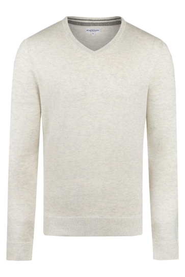 McGregor V NECK SWEATER MM999 1201 01 9100 OFF WHITE