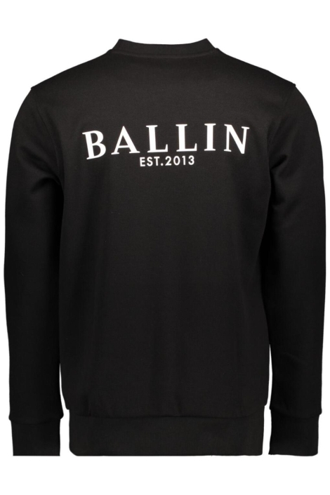 Ballin zwarte heren trui | Achteraanzicht