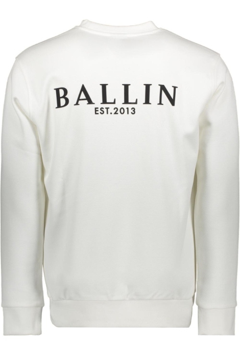 Ballin witte dames sweater | Achteraanzicht