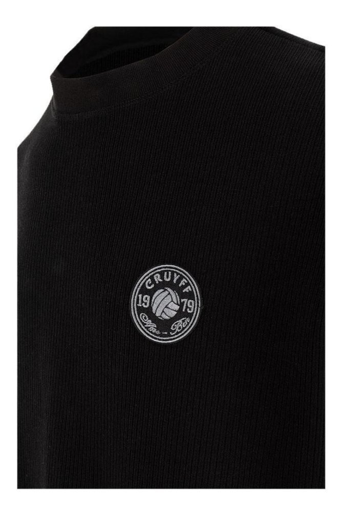 Cruyff zwarte heren trui | Close up