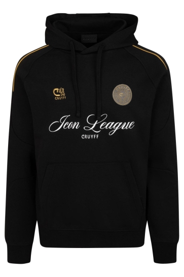 Cruyff ICON LEAGUE HOODIE CA253013 960 BLACK/GOLD