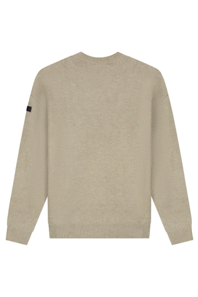 Malelions beige heren trui | Achteraanzicht