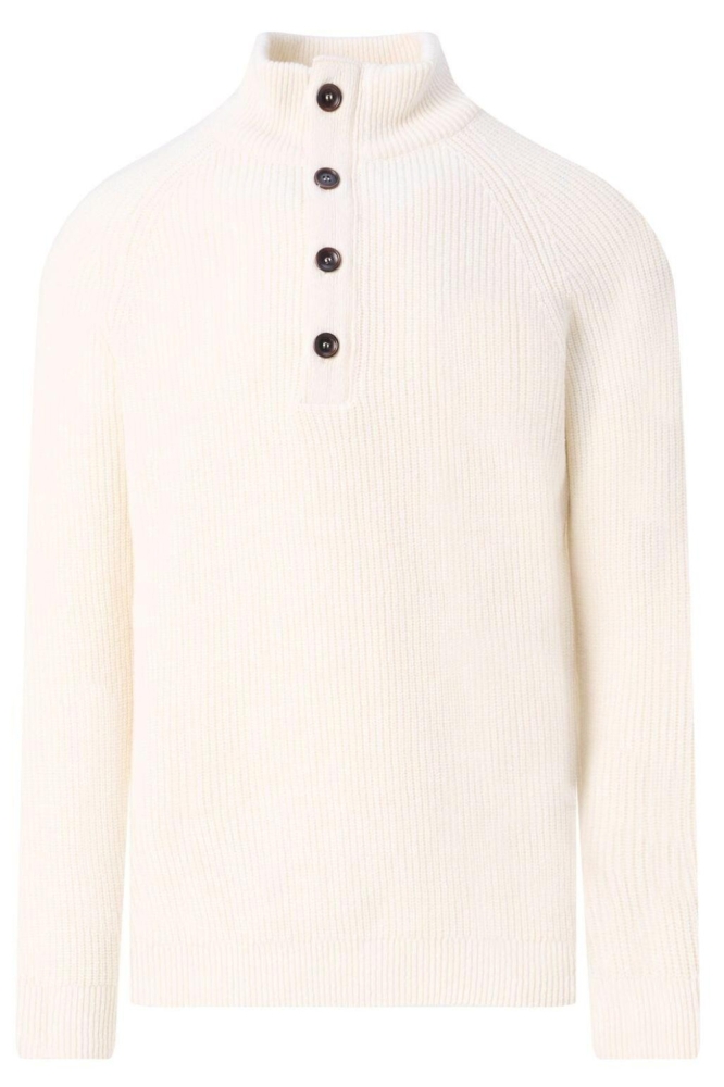 Campbell beige heren trui | Vooraanzicht